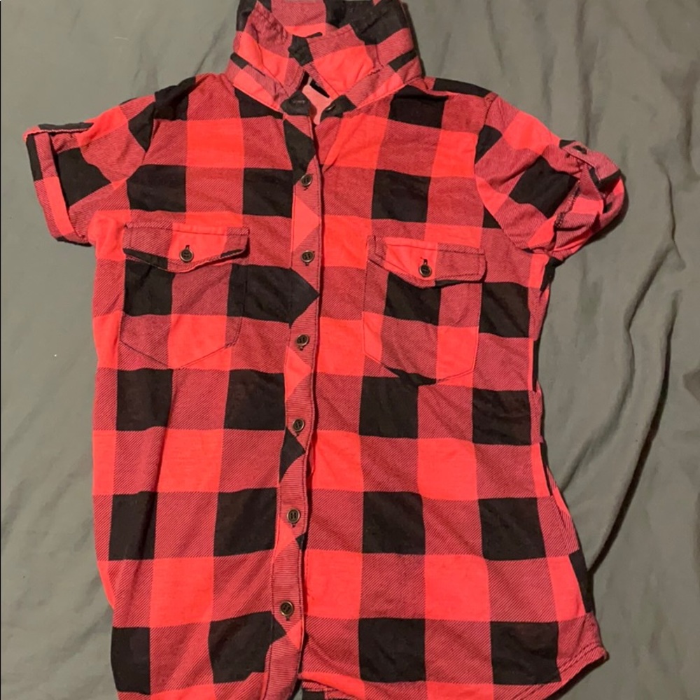 Short Sleeve Flannel